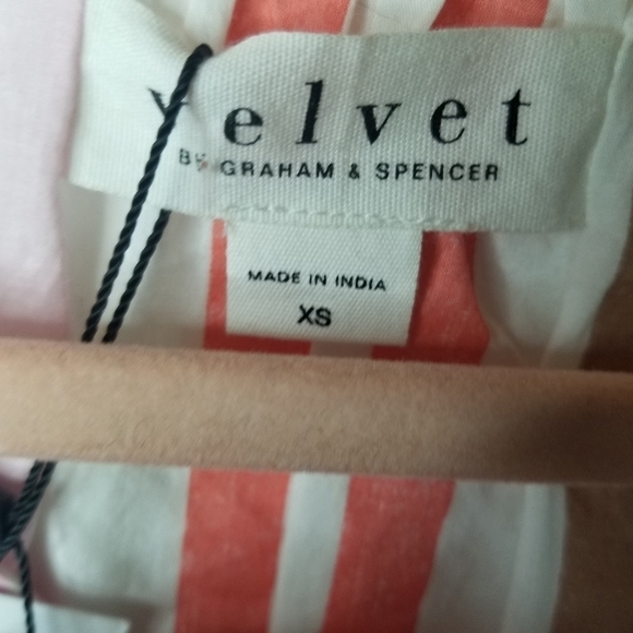 Velvet by Graham & Spencer whitley striped blouse - Picture 8 of 9